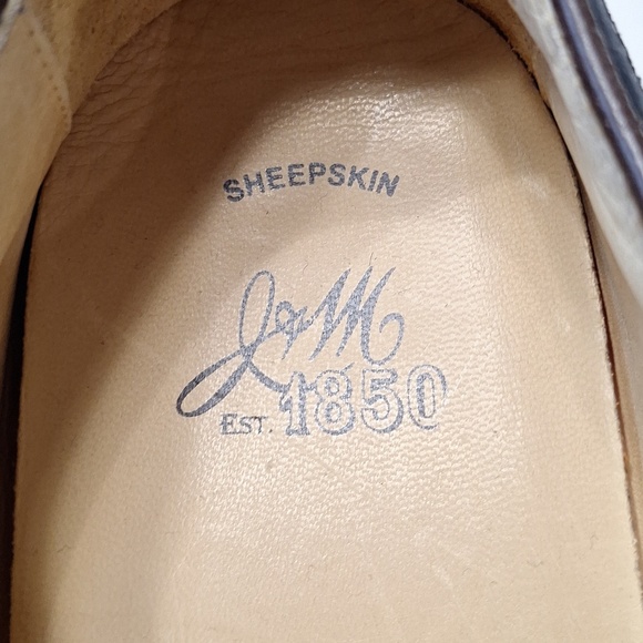 Johnston & Murphy 1850 Men’s Made in Brazil Dark Blue Leather Oxford Shoes 9.5M main image 15
